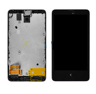 Replacement Lcd assembly with frame for Nokia X