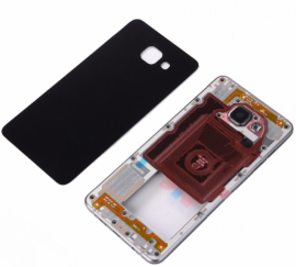 Replacement Middle Frame and  Back Glass Battery Cover housing for For Samsung A5 2016 A510 A510F